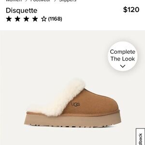 UGG Women's Disquette Sheepskin Slippers